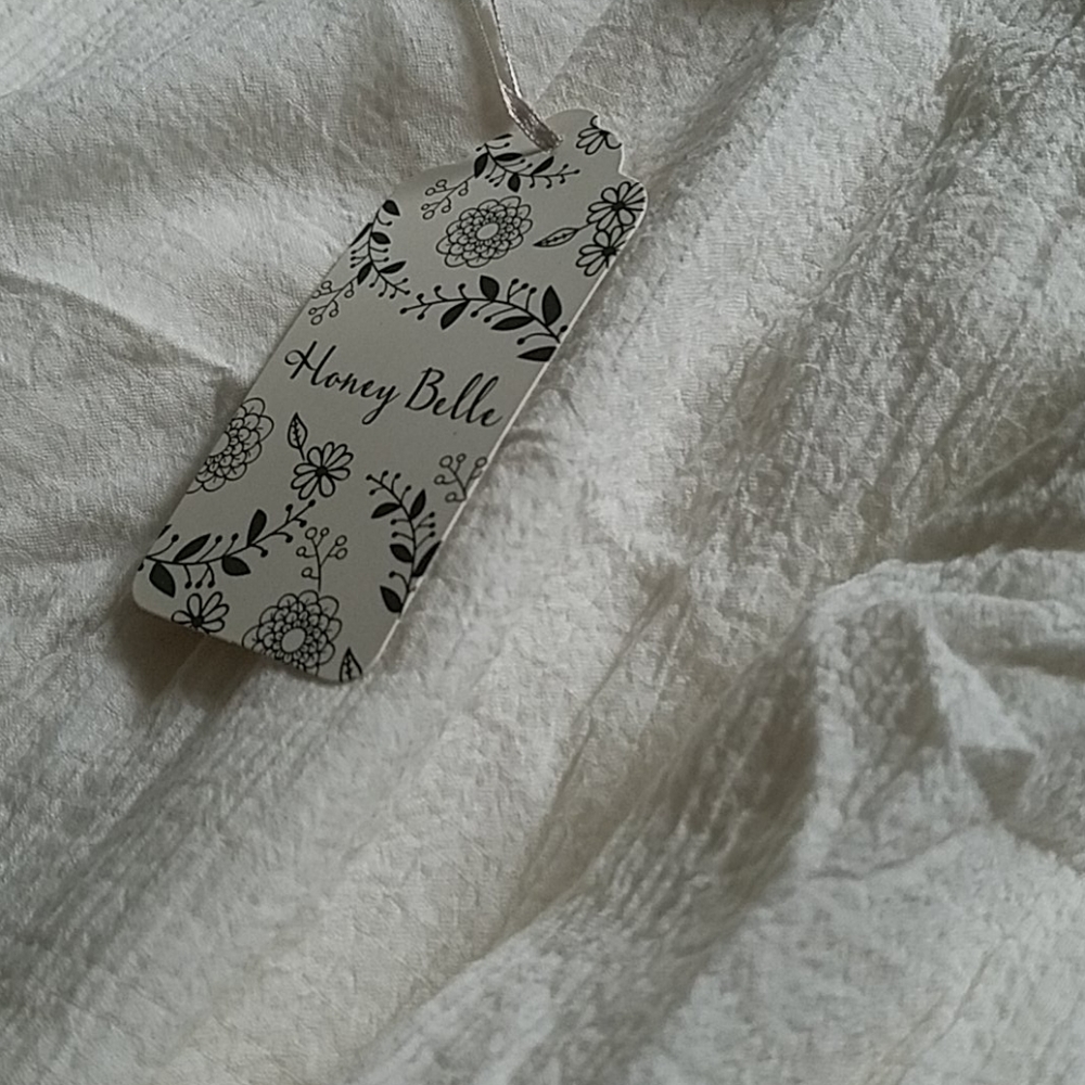 White boho mini dress - Picture 6 of 6